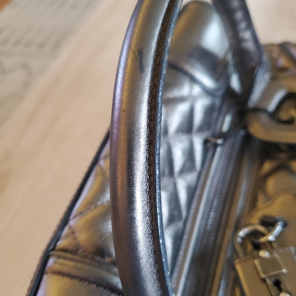 Burberry Quilted Leather Montgomery Satchel Bag - Picture 11 of 12